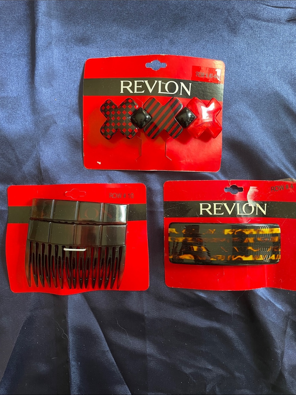 90s Vintage Revlon Dead-stock Hair Accessories